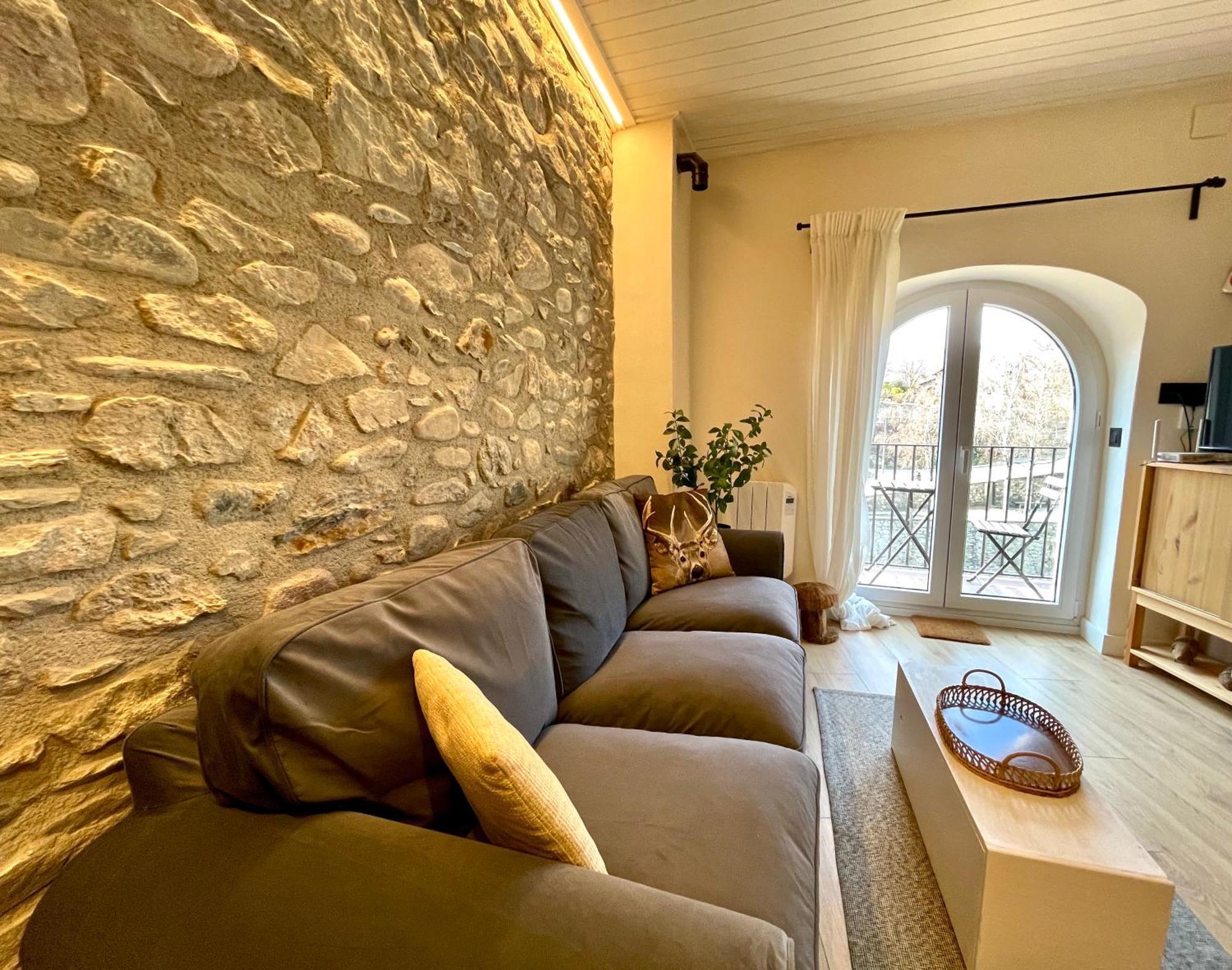 Apartamento Colgante Al Rio Con Vistas Al Puente Camprodon Extérieur photo